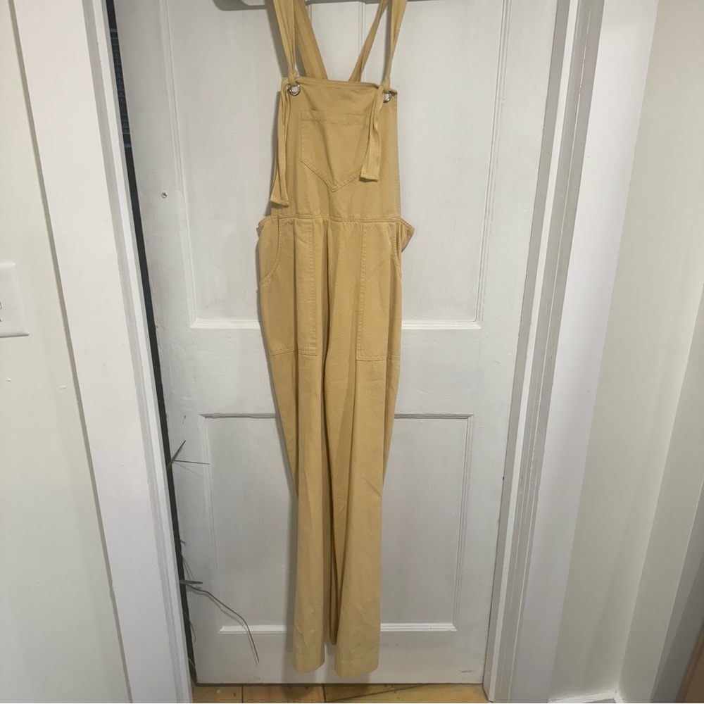Em and Elm brand new tan overalls. Tag still on